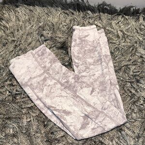 Marble Patterned Leggings Lululemon size 2